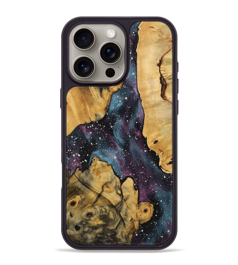 iPhone 16 Pro Max Wood+Resin Phone Case - Kobe (Cosmos, 722589)