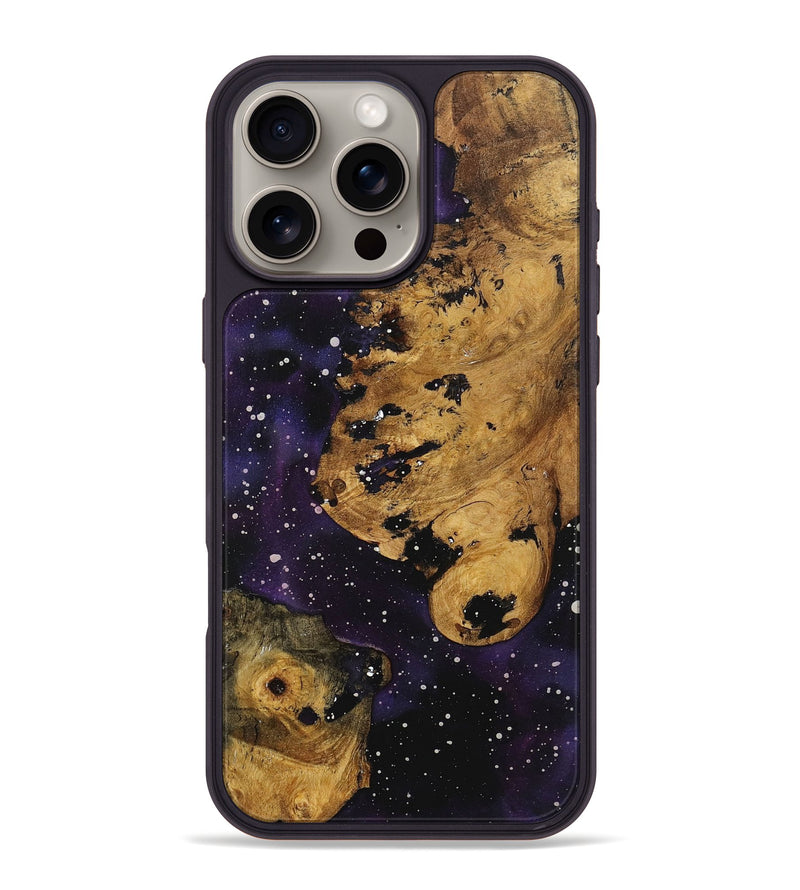 iPhone 16 Pro Max Wood+Resin Phone Case - Billie (Cosmos, 722592)