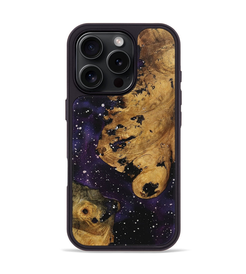 iPhone 16 Pro Wood+Resin Phone Case - Billie (Cosmos, 722592)