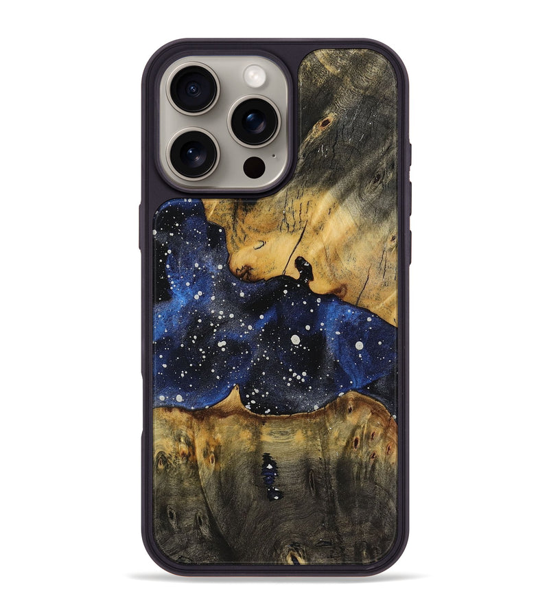 iPhone 16 Pro Max Wood+Resin Phone Case - Gabriel (Cosmos, 722593)