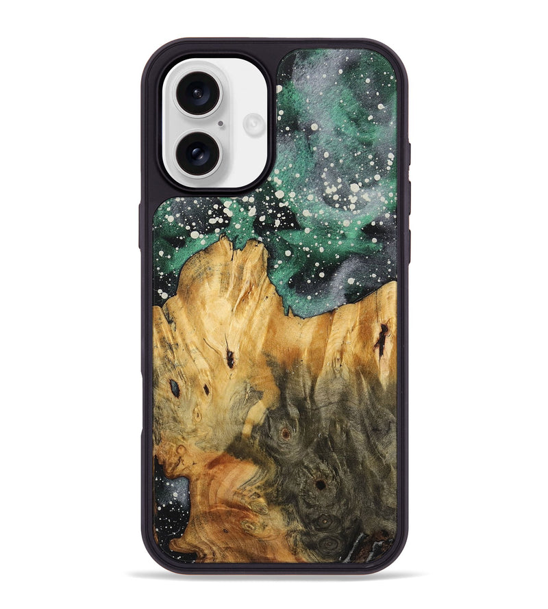 iPhone 16 Plus Wood+Resin Phone Case - Alma (Cosmos, 722602)