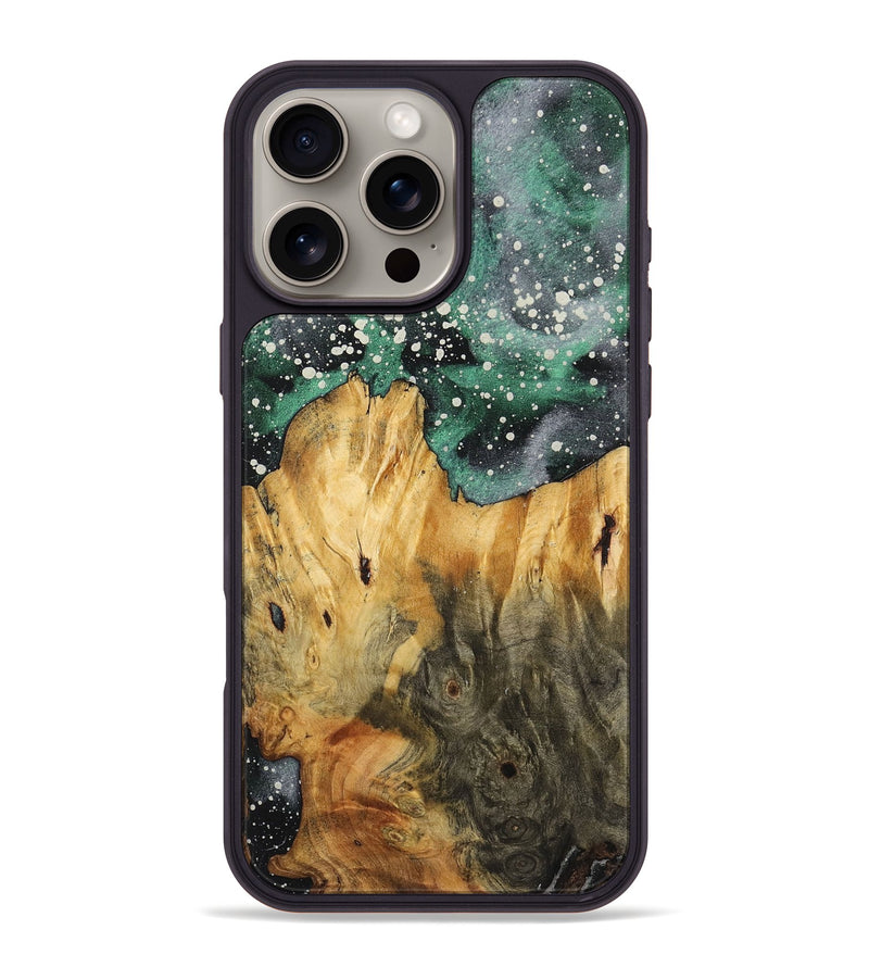 iPhone 16 Pro Max Wood+Resin Phone Case - Alma (Cosmos, 722602)