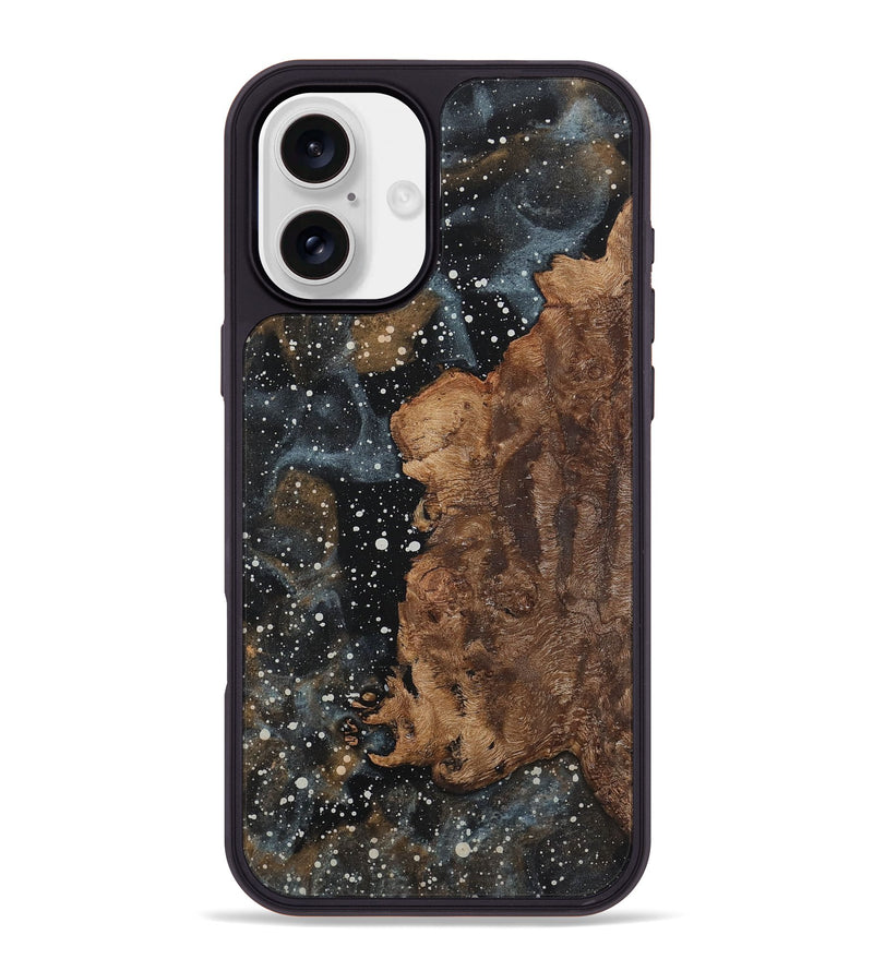 iPhone 16 Plus Wood+Resin Phone Case - Braylon (Cosmos, 722606)