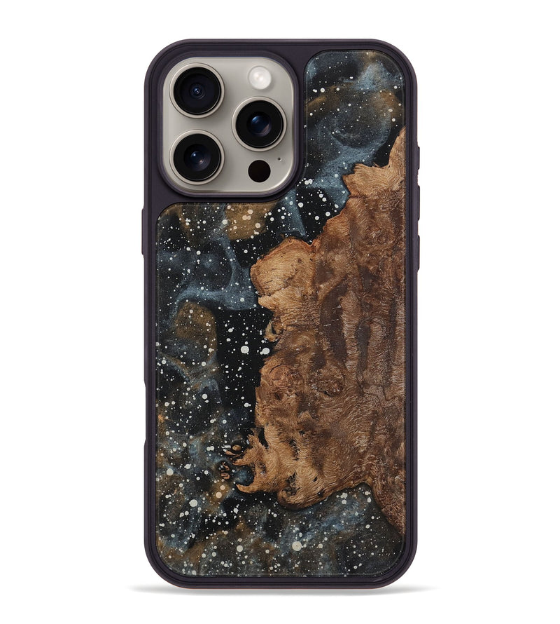 iPhone 16 Pro Max Wood+Resin Phone Case - Braylon (Cosmos, 722606)