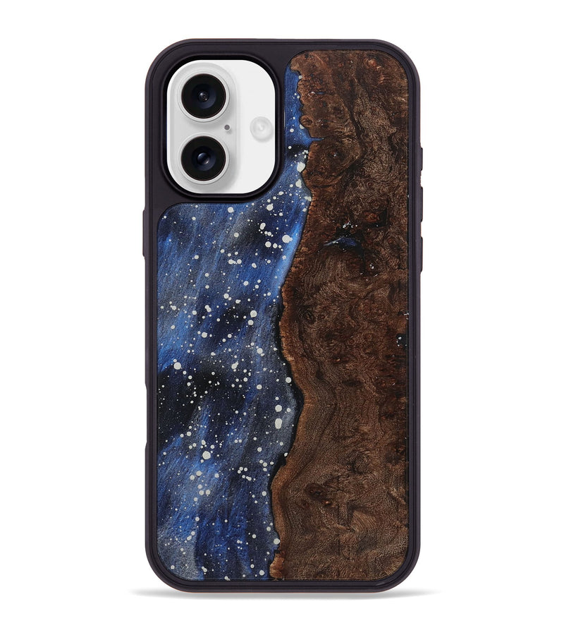 iPhone 16 Plus Wood+Resin Phone Case - Judy (Cosmos, 722607)