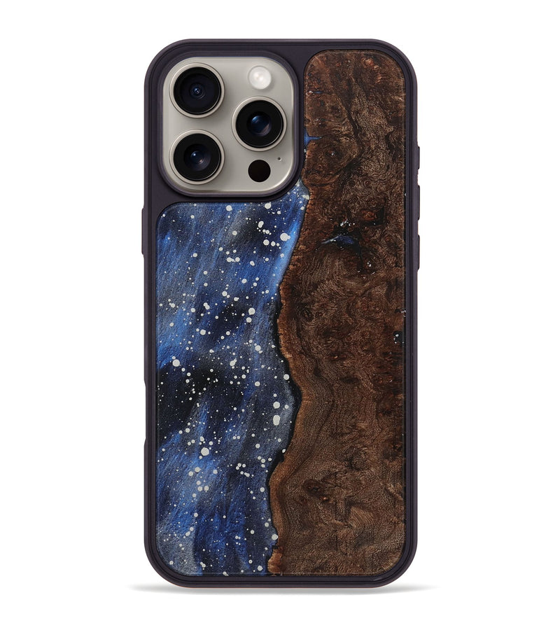 iPhone 16 Pro Max Wood+Resin Phone Case - Judy (Cosmos, 722607)