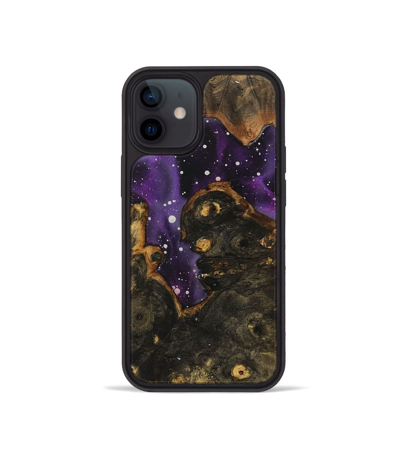 iPhone 12 mini Wood+Resin Phone Case - Frankie (Cosmos, 722608)