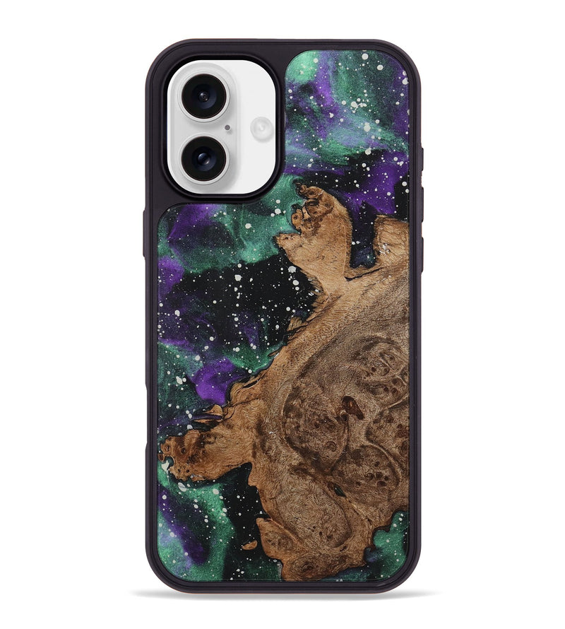 iPhone 16 Plus Wood+Resin Phone Case - Kellen (Cosmos, 722610)