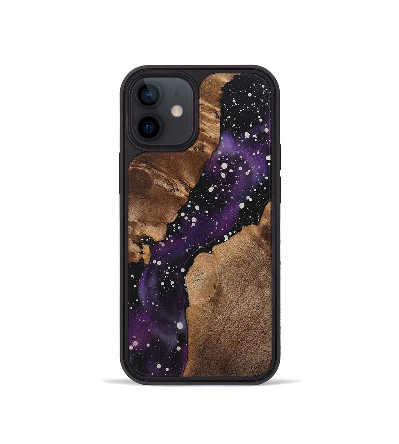 iPhone 12 mini Wood+Resin Phone Case - Kira (Cosmos, 722611)