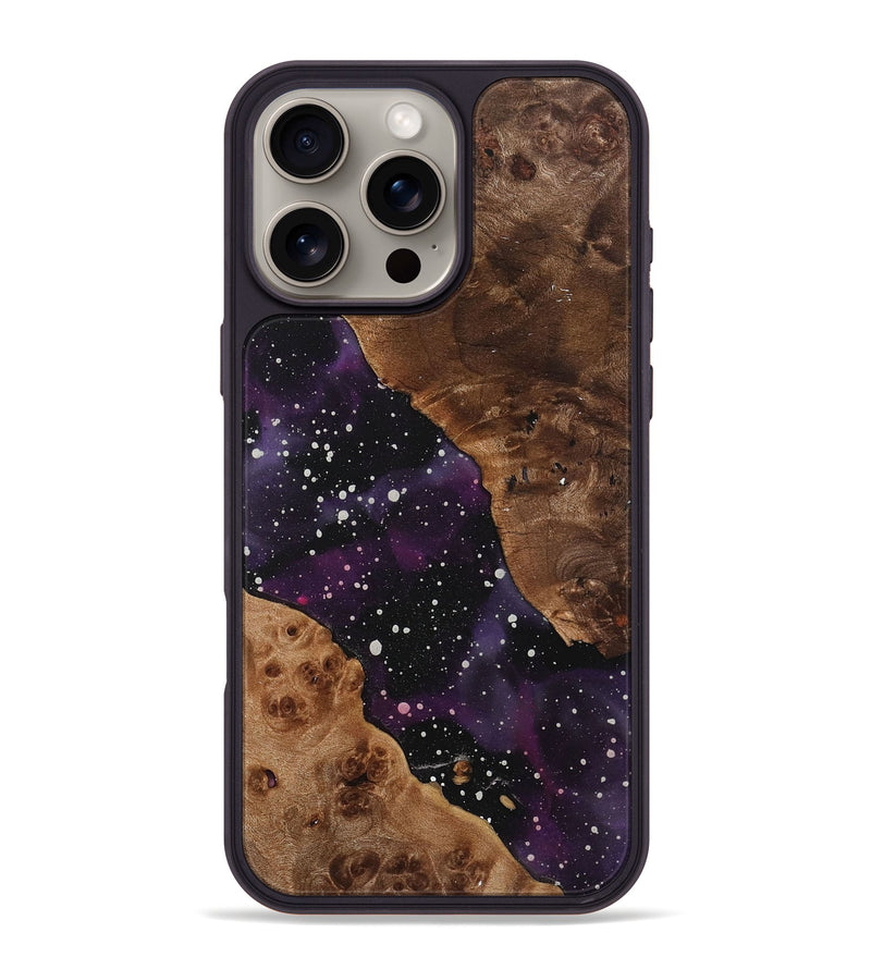 iPhone 16 Pro Max Wood+Resin Phone Case - Mae (Cosmos, 722612)