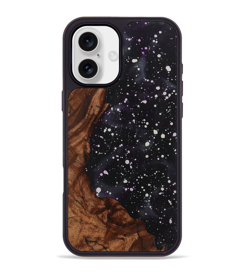 iPhone 16 Plus Wood+Resin Phone Case - Braxton (Cosmos, 722613)