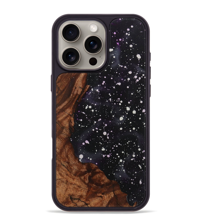 iPhone 16 Pro Max Wood+Resin Phone Case - Braxton (Cosmos, 722613)