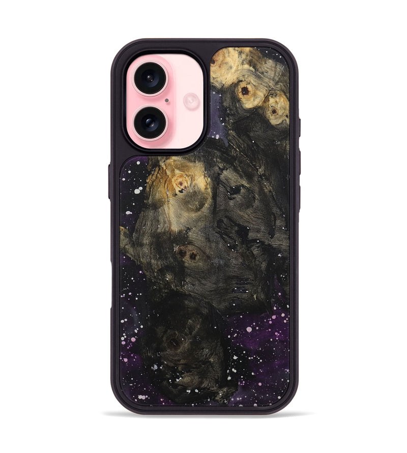 iPhone 16 Wood+Resin Phone Case - Annie (Cosmos, 722614)