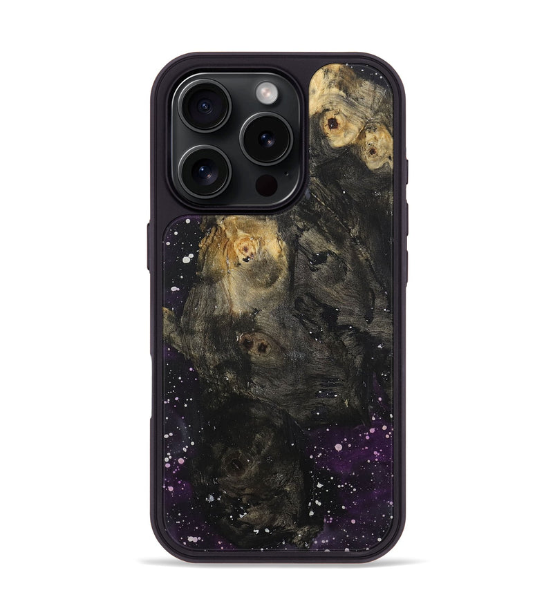 iPhone 16 Pro Wood+Resin Phone Case - Annie (Cosmos, 722614)