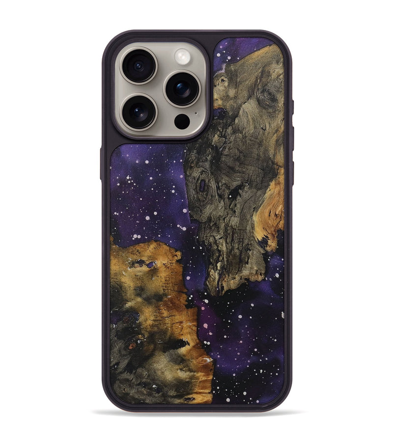 iPhone 15 Pro Max Wood+Resin Phone Case - Andre (Cosmos, 722616)