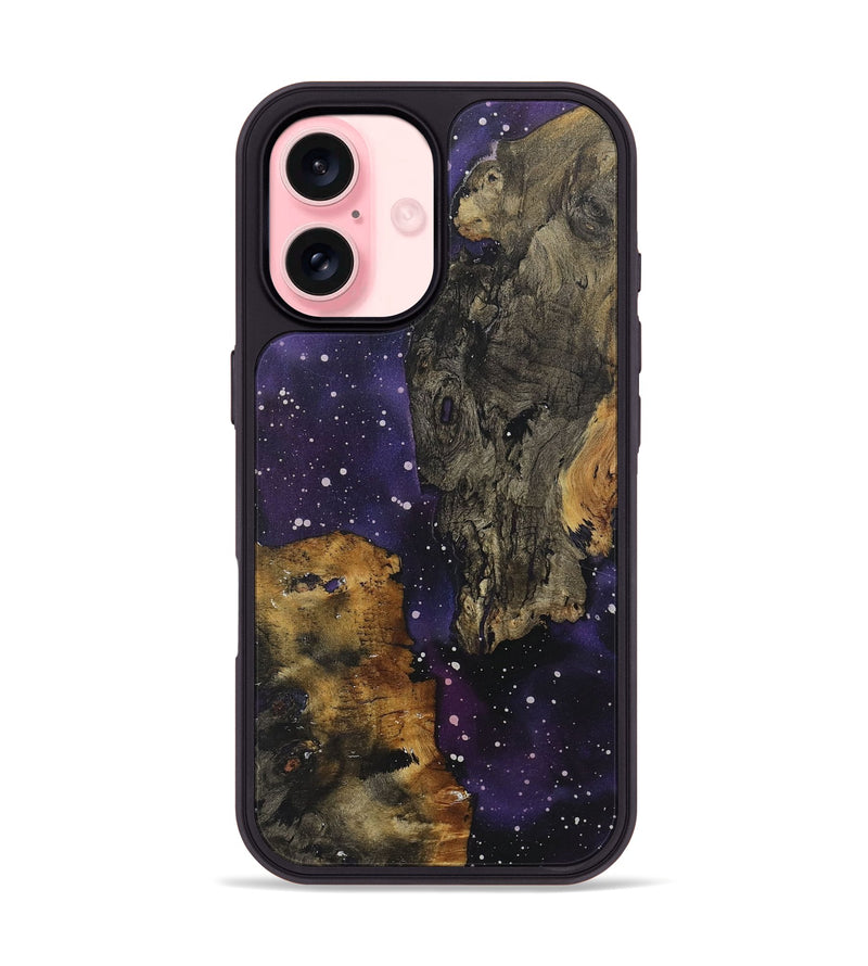 iPhone 16 Wood+Resin Phone Case - Andre (Cosmos, 722616)