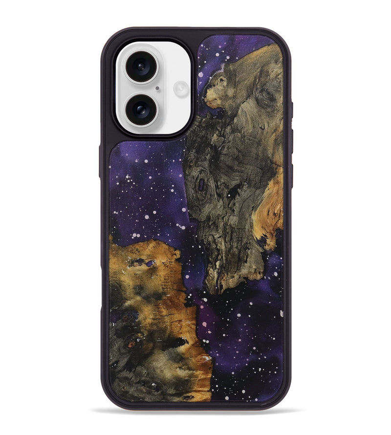 iPhone 16 Plus Wood+Resin Phone Case - Andre (Cosmos, 722616)