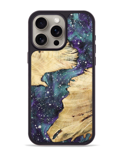 iPhone 15 Pro Max Wood+Resin Phone Case - Freya (Cosmos, 722626)