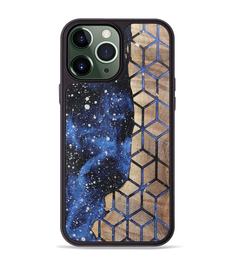 iPhone 13 Pro Max Wood+Resin Phone Case - Lauren (Cosmos, 722628)