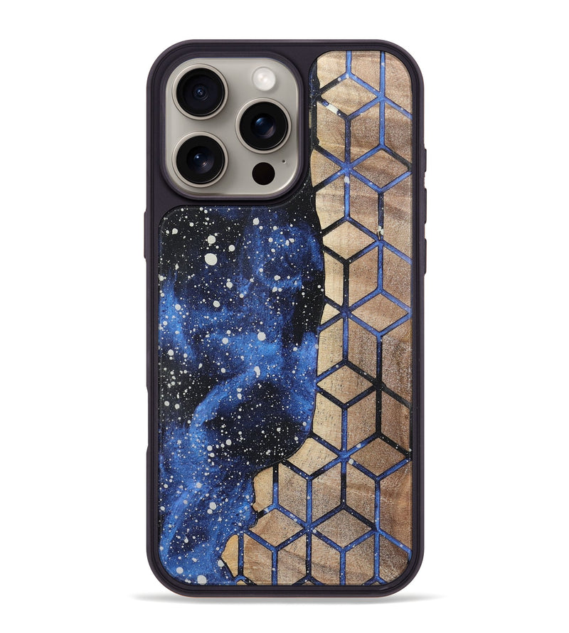 iPhone 16 Pro Max Wood+Resin Phone Case - Lauren (Cosmos, 722628)