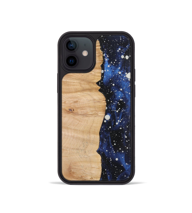 iPhone 12 mini Wood+Resin Phone Case - Arturo (Cosmos, 722631)