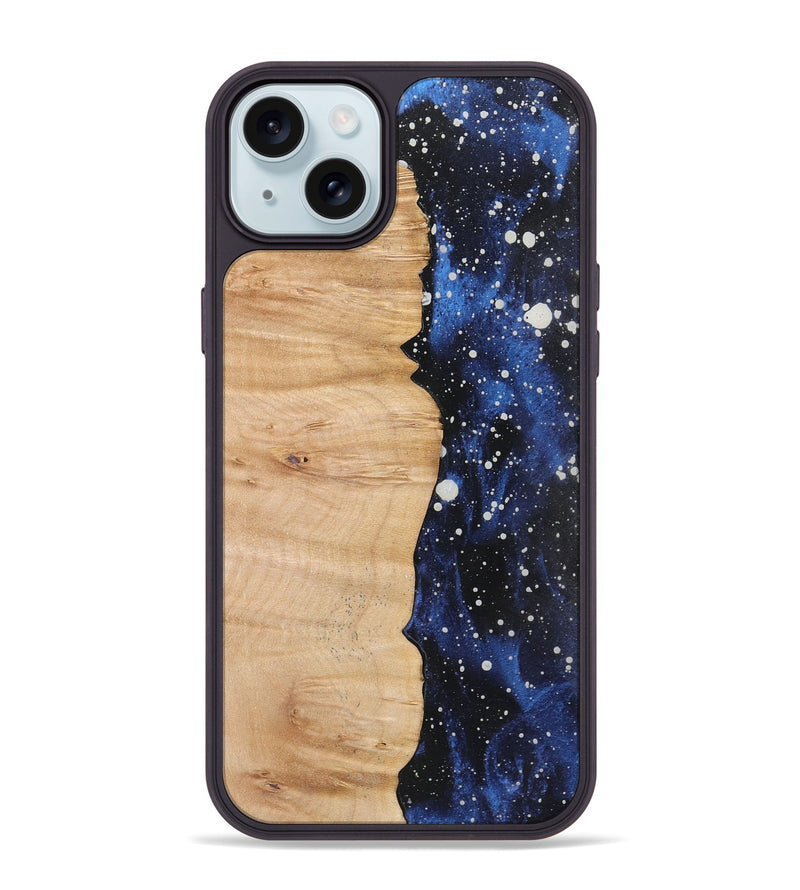 iPhone 15 Plus Wood+Resin Phone Case - Arturo (Cosmos, 722631)