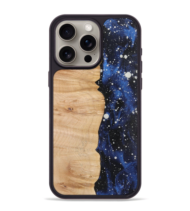 iPhone 15 Pro Max Wood+Resin Phone Case - Arturo (Cosmos, 722631)