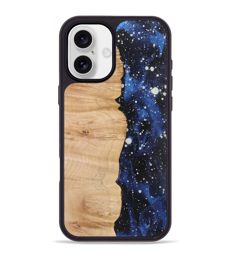 iPhone 16 Plus Wood+Resin Phone Case - Arturo (Cosmos, 722631)