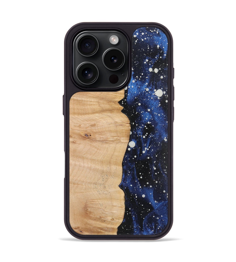 iPhone 16 Pro Wood+Resin Phone Case - Arturo (Cosmos, 722631)