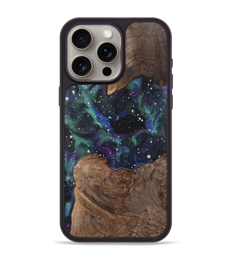 iPhone 15 Pro Max Wood+Resin Phone Case - Benjamin (Cosmos, 722633)