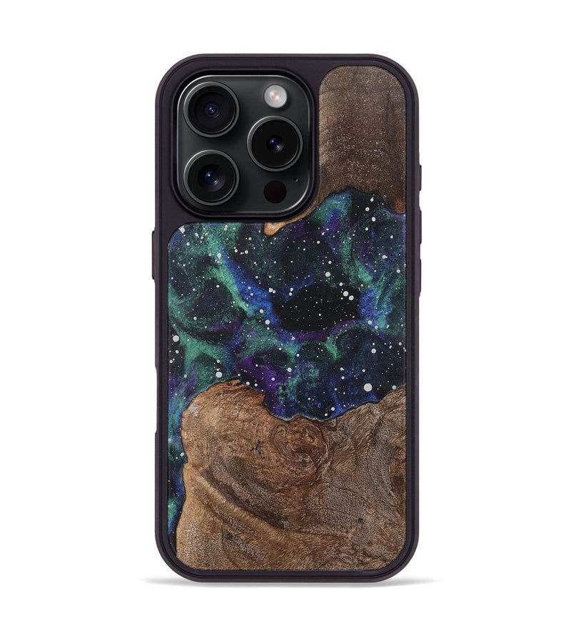 iPhone 16 Pro Wood+Resin Phone Case - Benjamin (Cosmos, 722633)