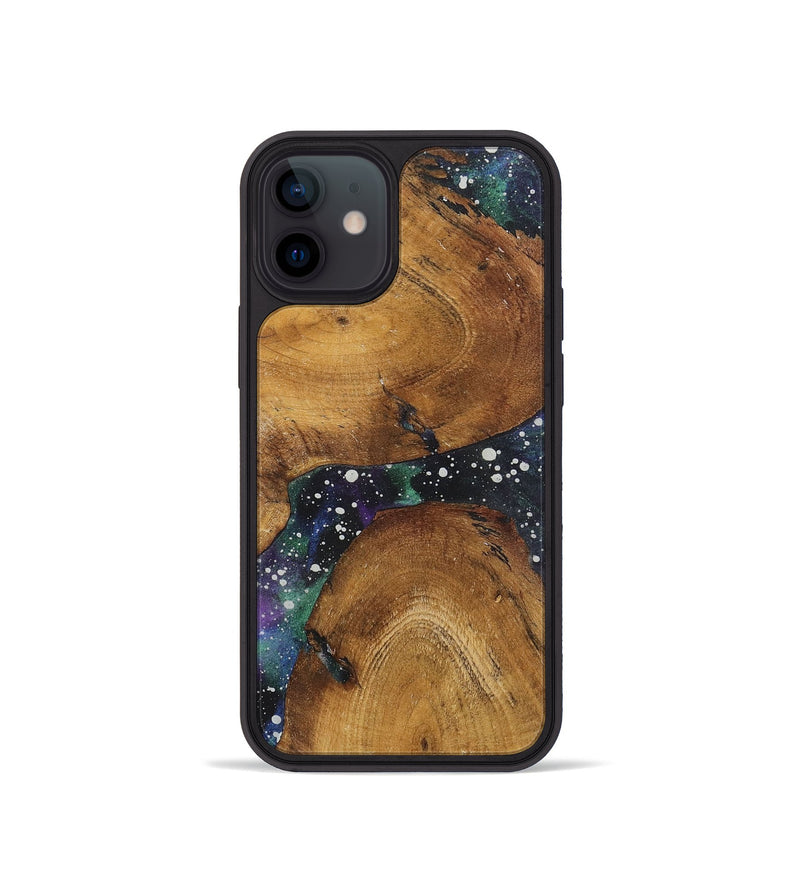 iPhone 12 mini Wood+Resin Phone Case - Byron (Cosmos, 722637)