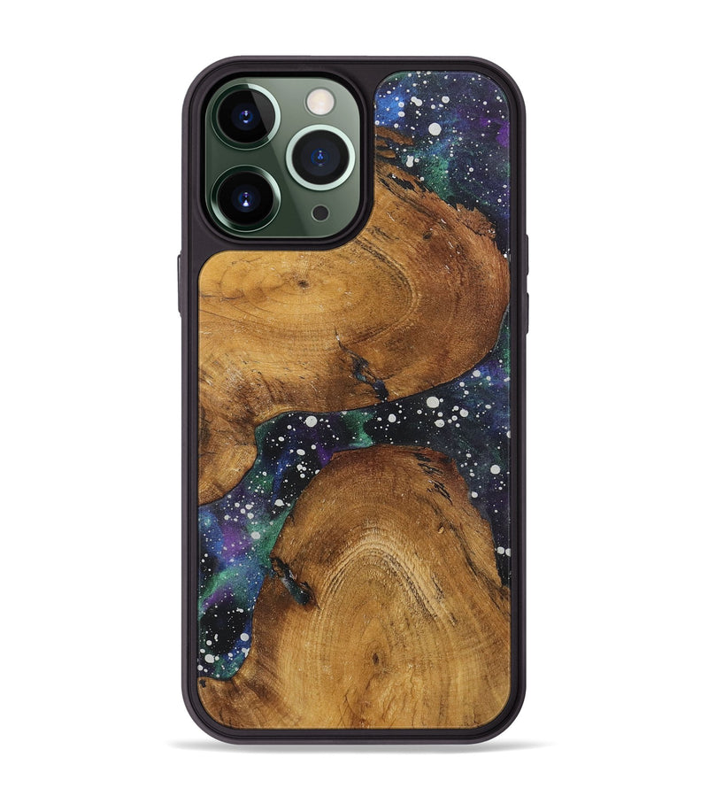 iPhone 13 Pro Max Wood+Resin Phone Case - Byron (Cosmos, 722637)