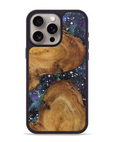 iPhone 15 Pro Max Wood+Resin Phone Case - Byron (Cosmos, 722637)