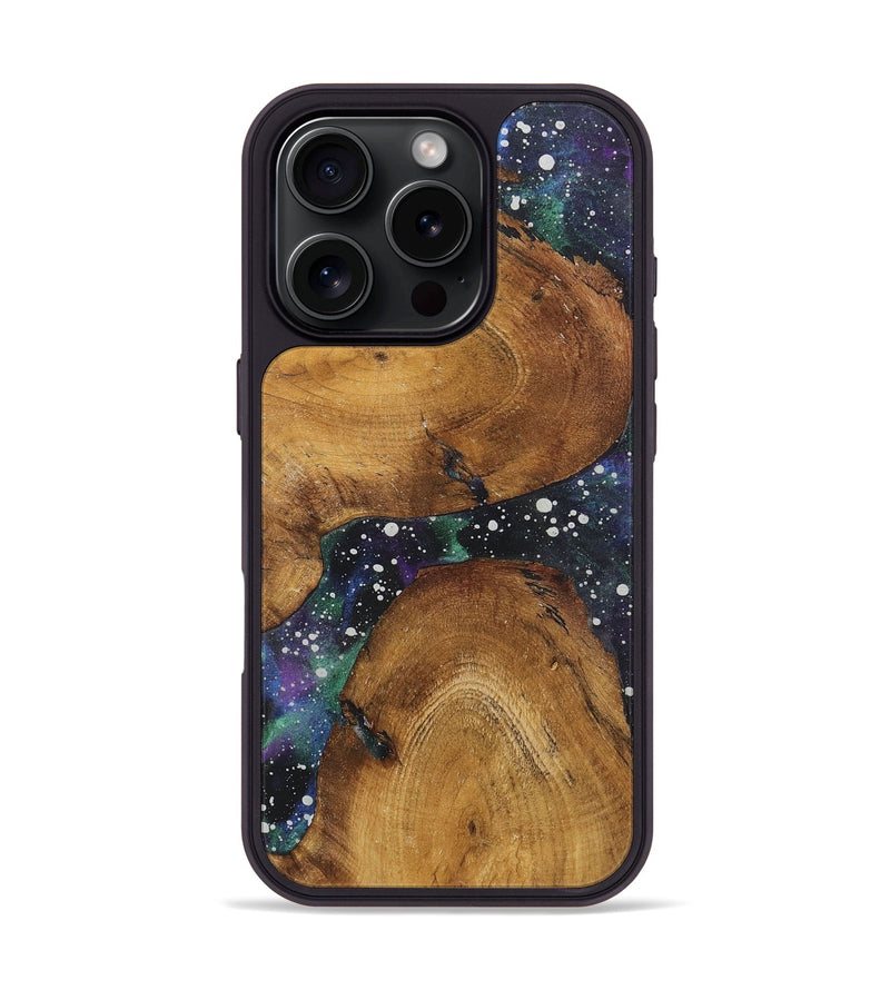 iPhone 16 Pro Wood+Resin Phone Case - Byron (Cosmos, 722637)