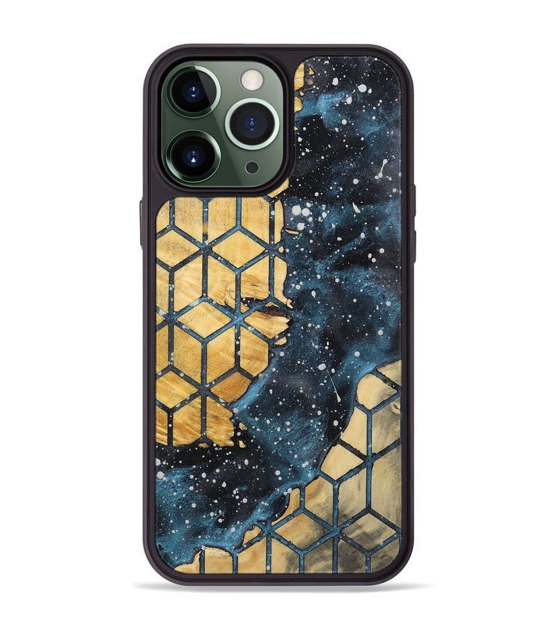 iPhone 13 Pro Max Wood+Resin Phone Case - Dexter (Cosmos, 722642)