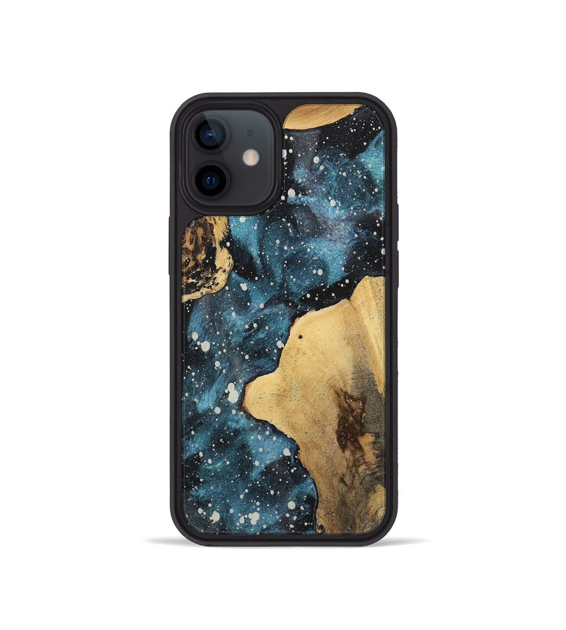 iPhone 12 mini Wood+Resin Phone Case - Hanna (Cosmos, 722643)