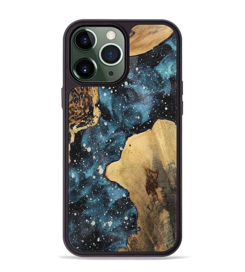 iPhone 13 Pro Max Wood+Resin Phone Case - Hanna (Cosmos, 722643)