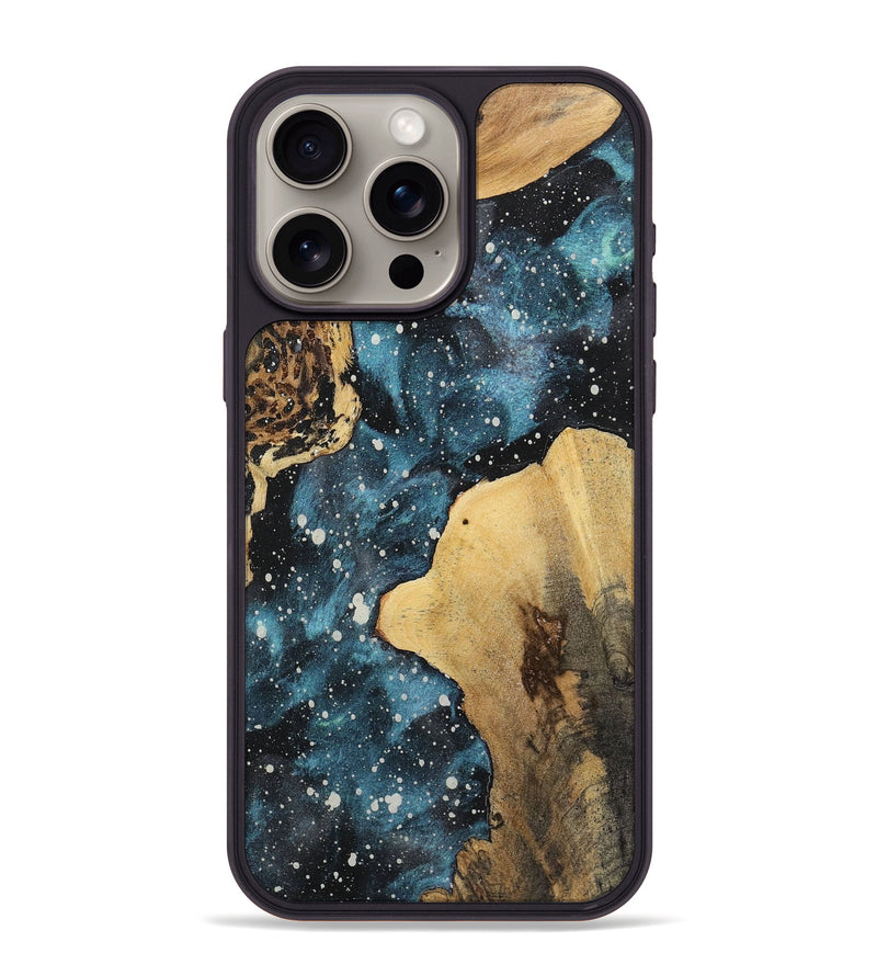 iPhone 15 Pro Max Wood+Resin Phone Case - Hanna (Cosmos, 722643)