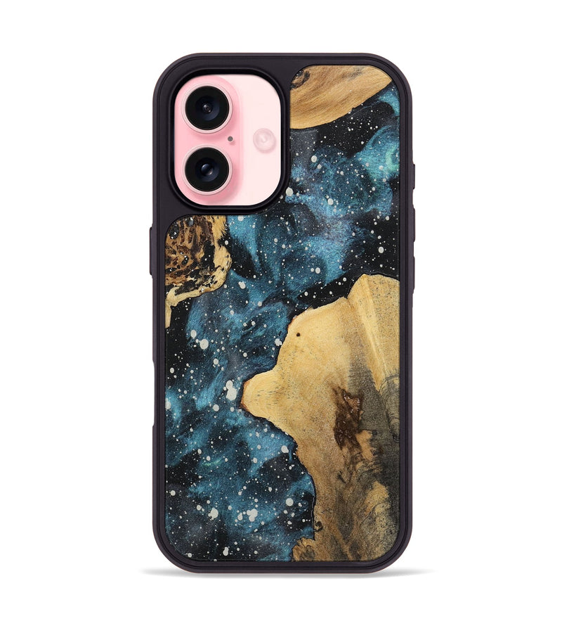 iPhone 16 Wood+Resin Phone Case - Hanna (Cosmos, 722643)