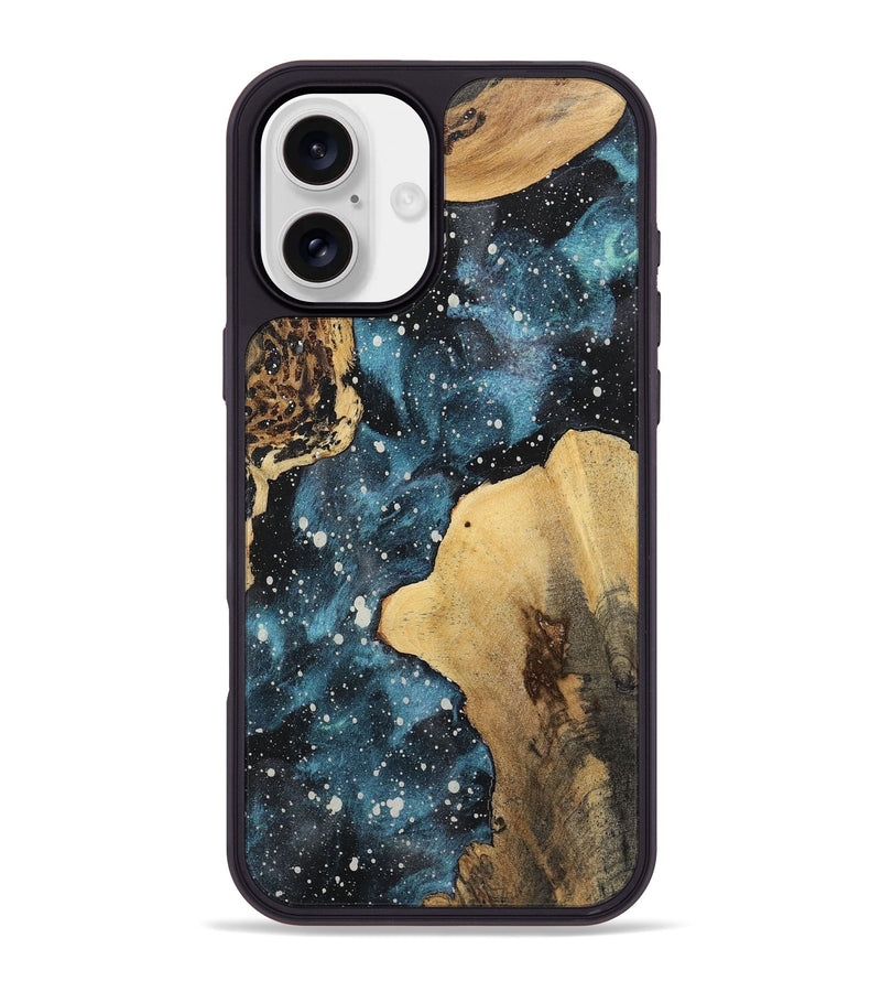 iPhone 16 Plus Wood+Resin Phone Case - Hanna (Cosmos, 722643)