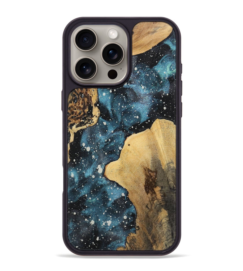 iPhone 16 Pro Max Wood+Resin Phone Case - Hanna (Cosmos, 722643)