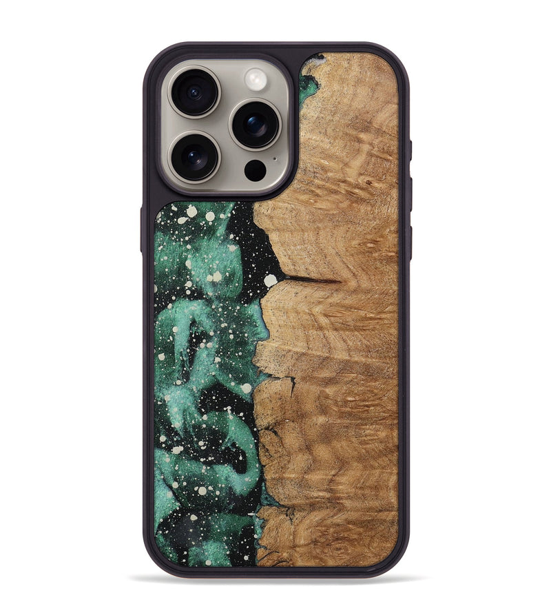 iPhone 15 Pro Max Wood+Resin Phone Case - Jacob (Cosmos, 722644)