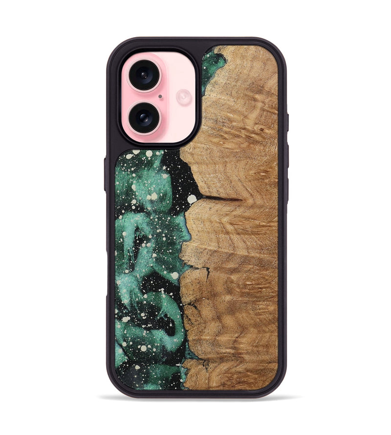 iPhone 16 Wood+Resin Phone Case - Jacob (Cosmos, 722644)