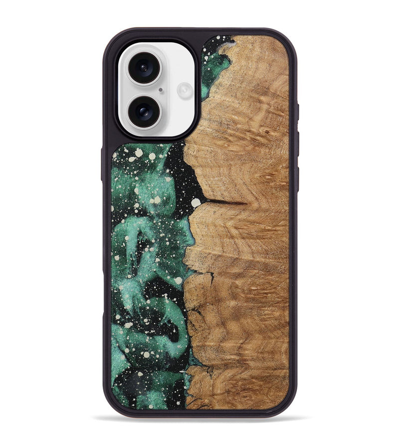 iPhone 16 Plus Wood+Resin Phone Case - Jacob (Cosmos, 722644)