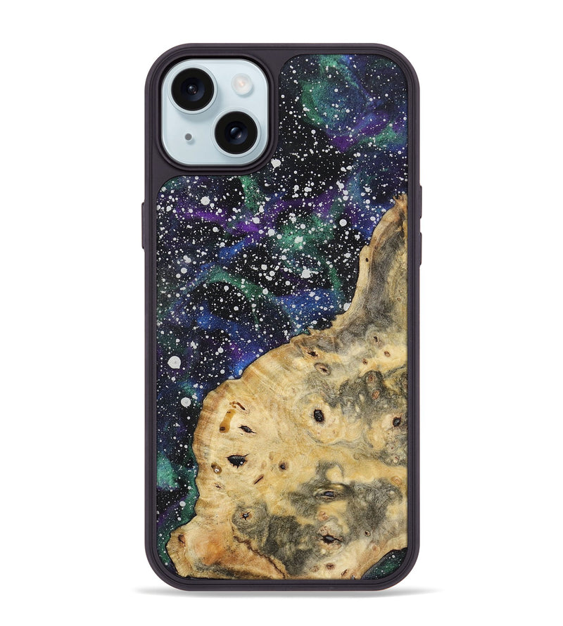 iPhone 15 Plus Wood+Resin Phone Case - Rosemary (Cosmos, 722645)