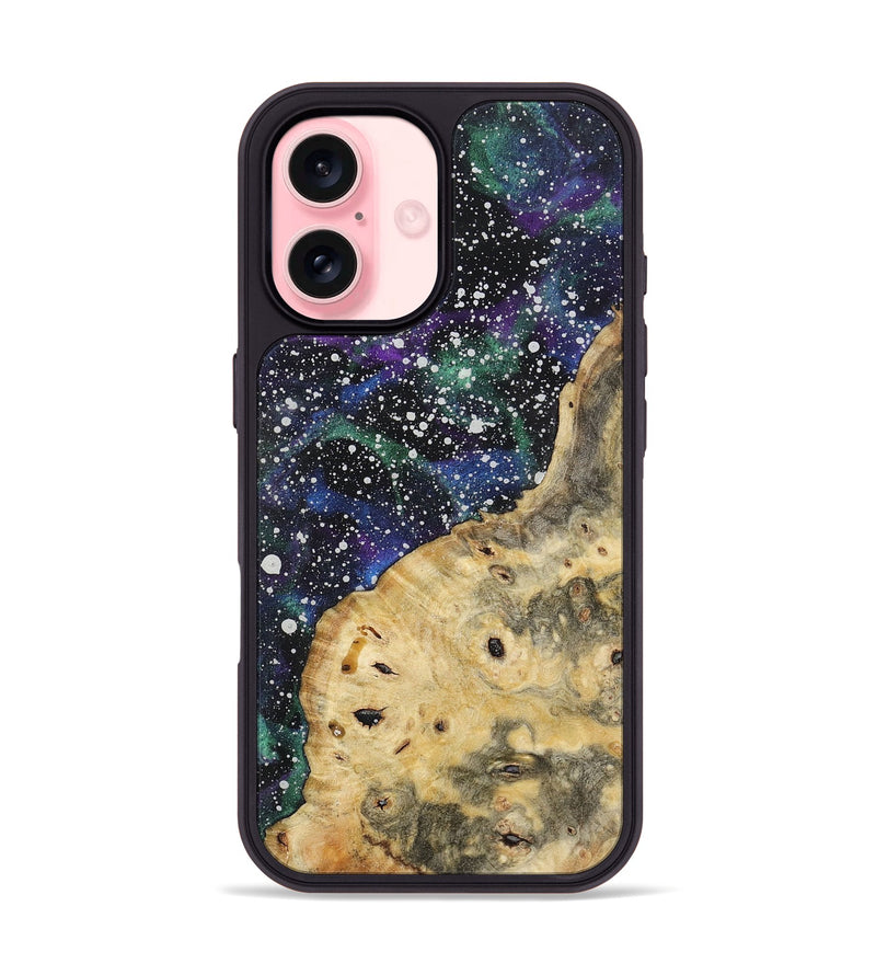 iPhone 16 Wood+Resin Phone Case - Rosemary (Cosmos, 722645)