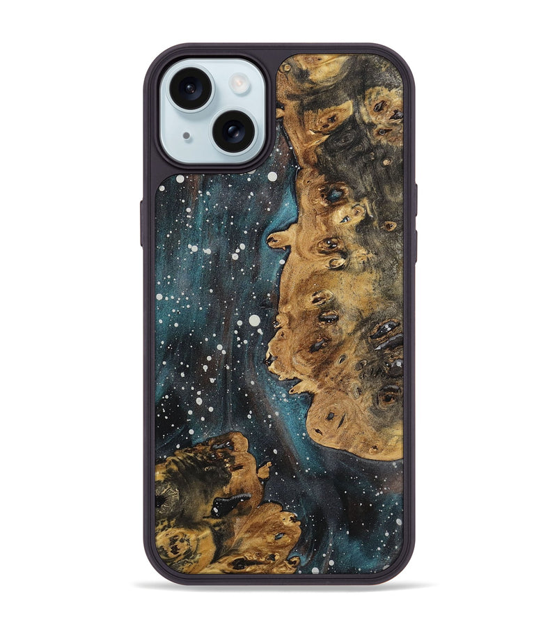 iPhone 15 Plus Wood+Resin Phone Case - Cierra (Cosmos, 722648)