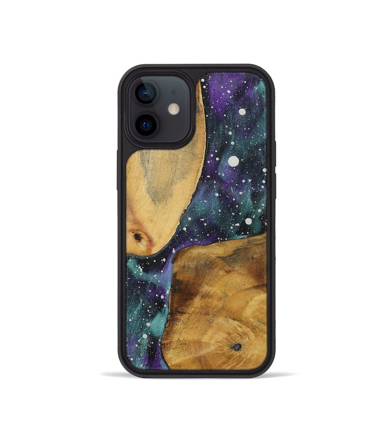 iPhone 12 mini Wood+Resin Phone Case - Savanna (Cosmos, 722649)