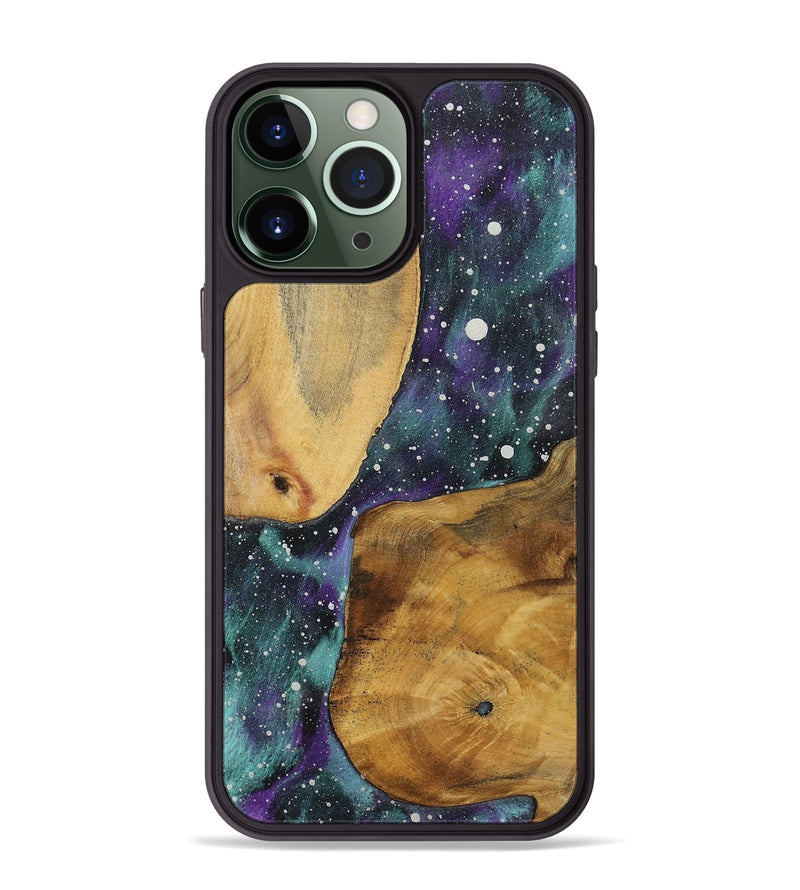 iPhone 13 Pro Max Wood+Resin Phone Case - Savanna (Cosmos, 722649)